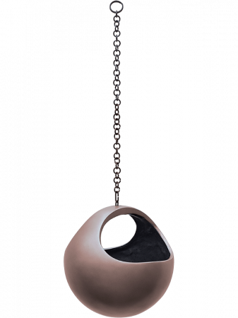 Ghivece de interior - Ghiveci GRADIENT Coș suspendat (matt coffee) 21 x 21