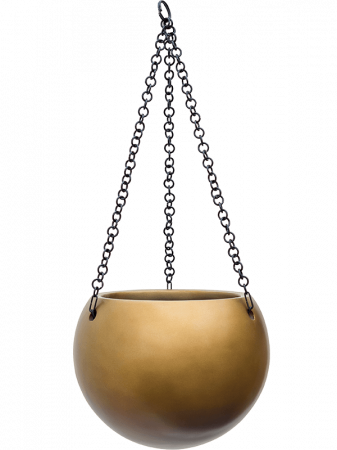 Ghivece de interior - Ghiveci GRADIENT Glob suspendat (matt honey) 24 x 19