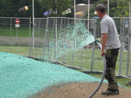Servicii - Hidroinsamantare / Hydroseeding