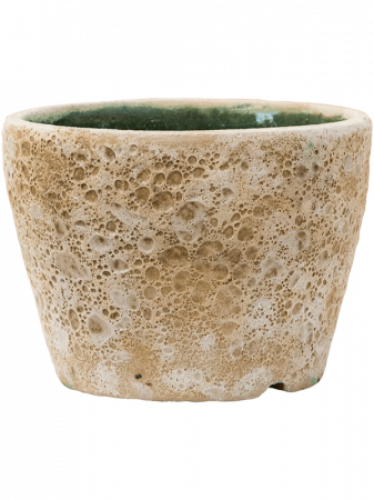 Ghivece de interior - Ghiveci LAVA Couple Relic beige (smălțuit pe interior) 25 x 17