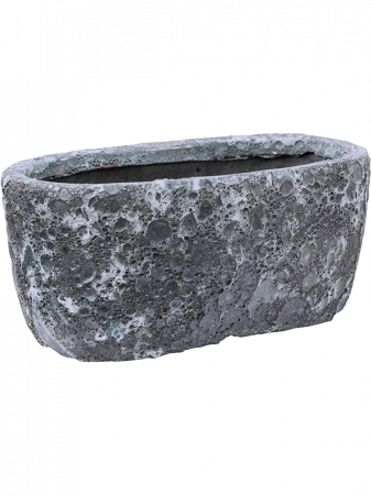 Ghivece de interior - Ghiveci LAVA Oval Relic jade (smălțuit pe interior) 31 x 18 / 15