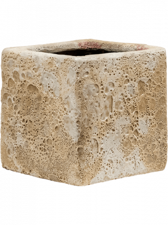 Ghivece de interior - Ghiveci LAVA Relic beige (smălțuit pe interior) 16 x 16 / 16