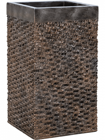 Ghivece - Ghiveci LUXE LITE UNIVERSE LAYER bronz 27 x 27 / 50