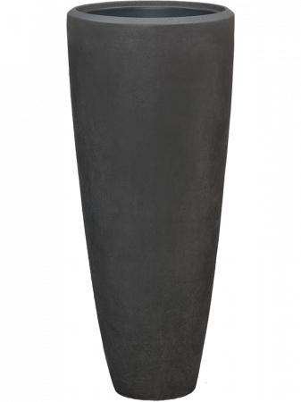 Ghivece de interior - Ghiveci POLYSTONE PLAIN smoke (cu liner) 50 x 120