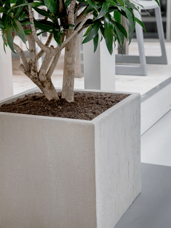 Ghiveci RAINDROP beige 50 x 50 / 45 [2]