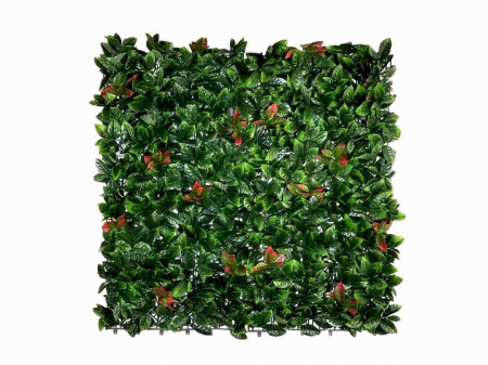 Panouri verzi artificiale - Red Robin cu frunze ascuțite I