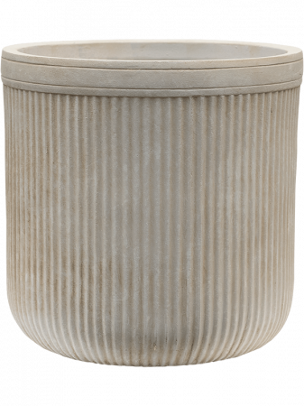 Ghivece - Ghiveci VERTICAL RIB beige 30 x 31