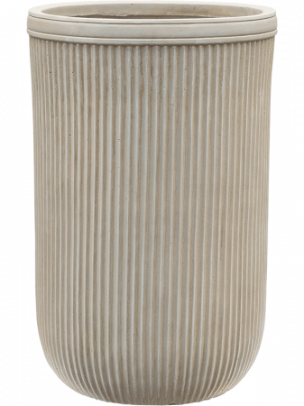 Ghivece - Ghiveci VERTICAL RIB beige 37 x 57