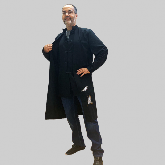 Palton in barbati cu broderie [2]