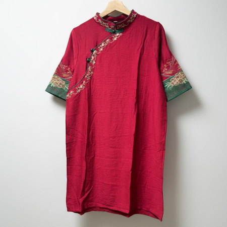 Haine - Bluza lunga cu broderie