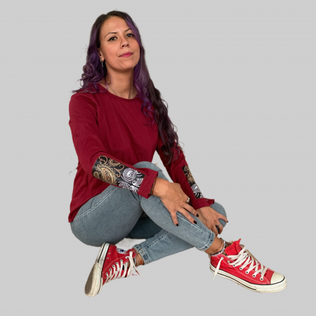 FEMEI - Bluza femei cu imprimeu