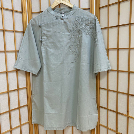 Bluze si camasi - Bluza lunga cu maneca scurta