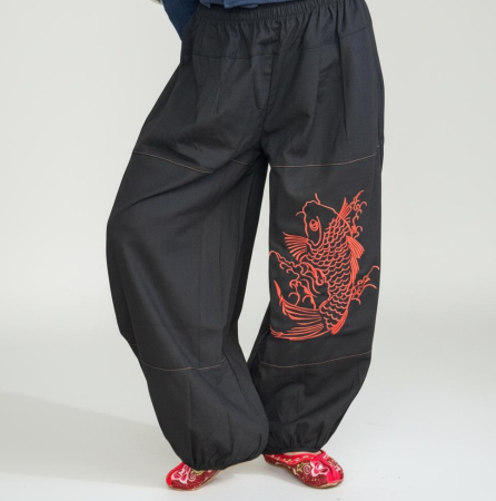 Haine - Pantaloni cu broderie
