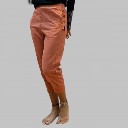 Pantaloni - Pantaloni cu butoni chinezesti