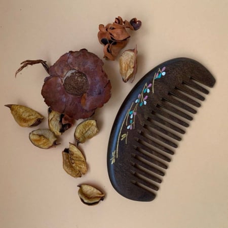 Bijuterii si accesorii - Pieptane din lemn de piersic