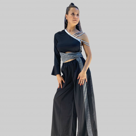 Rochii, Fuste, Seturi - Set asimetric negru