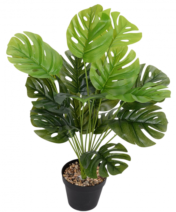Planta Artificiala - Philodendron Monstera, h 55cm [1]