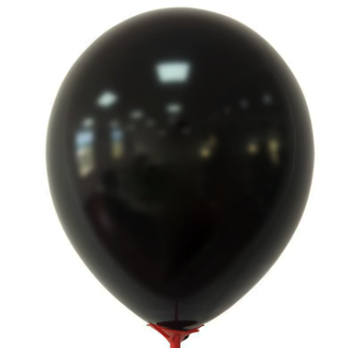 Set 100 Baloane Latex, Mate - BLACK [1]