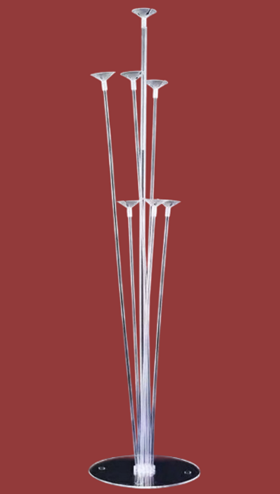 Stand transparent pentru 7 baloane - 70cm [2]