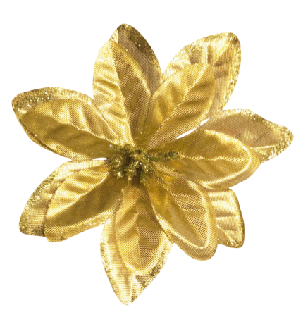 Flori - Craciunita din lurex, Cap ⌀ 10cm