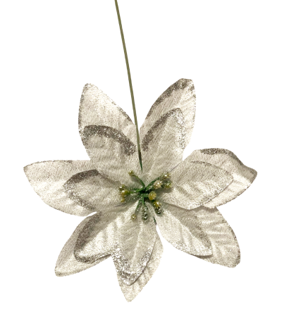 Flori - Floare decorativa - Craciunita, Cap ⌀ 13cm