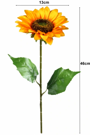 Floarea Soarelui artificiala din matase, la Fir, L 46cm [1]