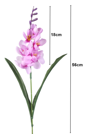 Frezia artificiala din matase, la Fir, L 56cm [1]