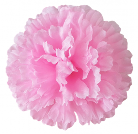 Capete Flori Artificiale - Garoafa din matase, Cap  ⌀ 9cm