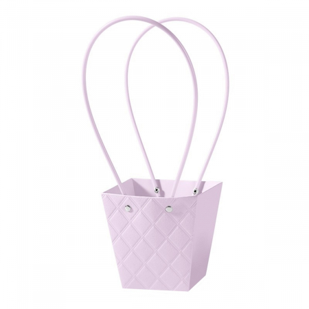 AMBALAJE FLORALE - Poseta/Sacosa pentru aranjamente florale, Aspect Matlasat, Light Purple - Set 5 buc