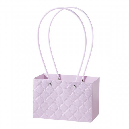 AMBALAJE FLORALE - Poseta/Sacosa pentru aranjamente florale, Aspect Matlasat, Light Purple - Set 5 buc