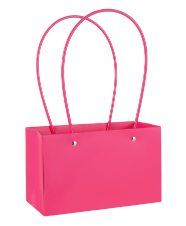 Cutii din Hartie si Carton - Poseta foldabila, Impermeabila, 22x10,5x13cm, pentru aranjamente florale - Set 5 buc