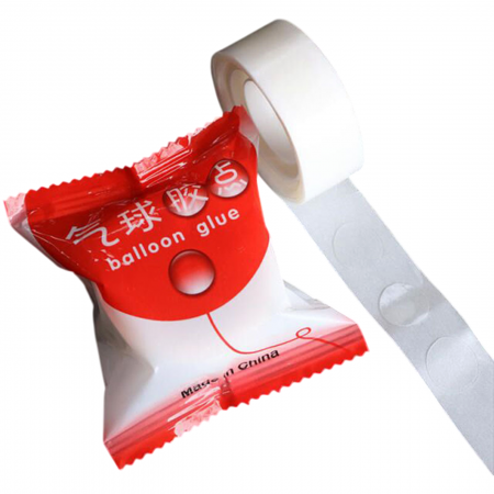 Baloane si Accesorii - Rola cu 100 Buline adezive pentru baloane