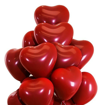 Baloane Valentine's Day - Set 100 Baloane Latex, dublu strat 25cm - INIMA