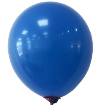 Baloane si Accesorii - Set 100 Baloane Latex, Mate - BLUE