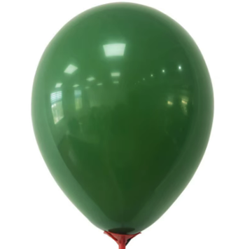 Baloane si Accesorii - Set 100 Baloane Latex, Mate - DARK GREEN