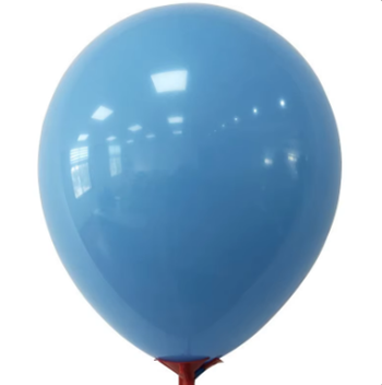 Baloane si Accesorii - Set 100 Baloane Latex, Mate - LIGHT BLUE