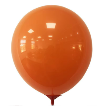 Baloane si Accesorii - Set 100 Baloane Latex, Mate - ORANGE