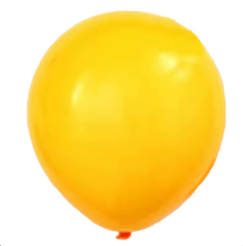 Baloane si Accesorii - Set 100 Baloane Latex, Mate - YELLOW