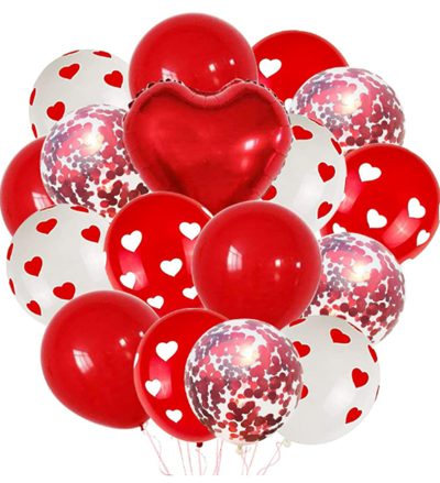Baloane Valentine's Day - Set 42 Baloane Latex - Modele Mixte