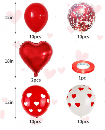 Set 42 Baloane Latex - Modele Mixte [1]