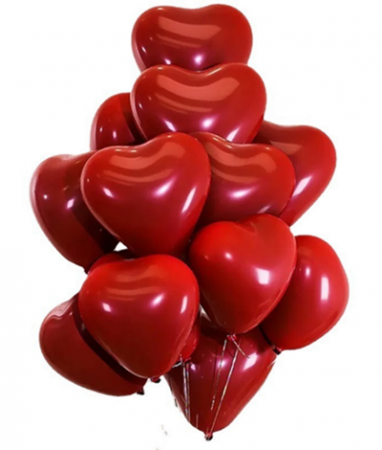 Baloane Valentine's Day - Set 50 Baloane Latex, dublu strat 30cm - INIMA