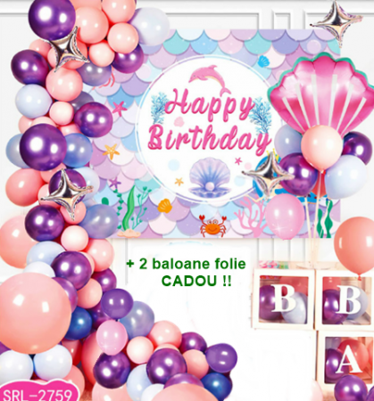 PRODUSE PARTY - Set baloane pentru Fete - 2759
