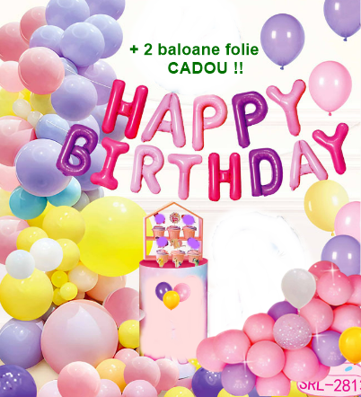 PRODUSE PARTY - Set baloane pentru Fete - 2813