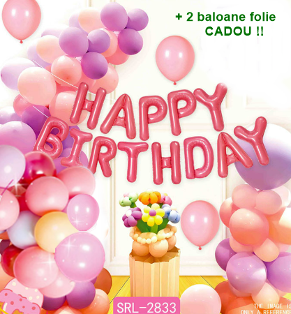 PRODUSE PARTY - Set baloane pentru Fete - 2833
