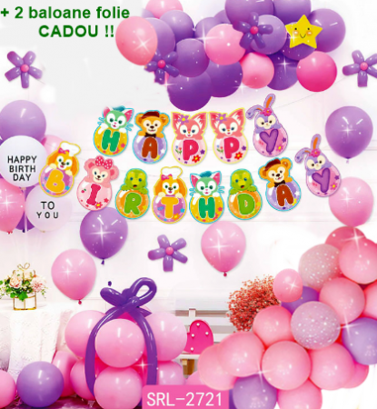 Baloane si Accesorii - Set baloane pentru Fete - 2721