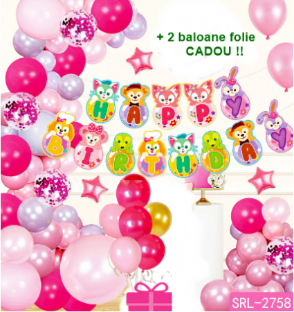 PRODUSE PARTY - Set baloane pentru Fete - 2758