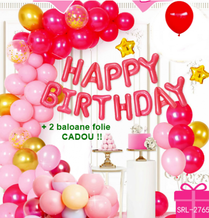PRODUSE PARTY - Set baloane pentru Fete - 2765