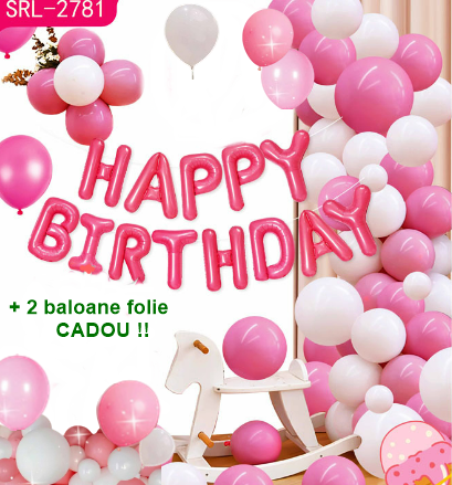 Baloane si Accesorii - Set baloane pentru Fete - 2781