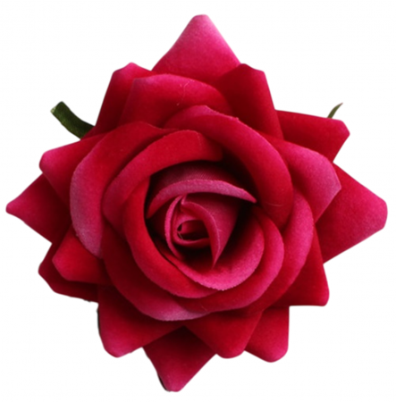 Capete Flori Artificiale - Trandafir din catifea, Cap ⌀ 10cm