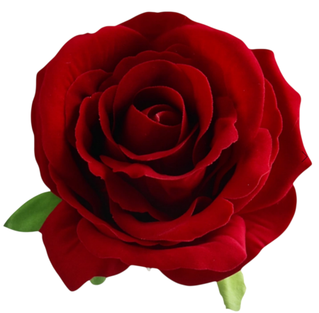 PLANTE SI FLORI ARTIFICIALE - Trandafir din catifea, Cap ⌀ 6cm - BURGUNDY